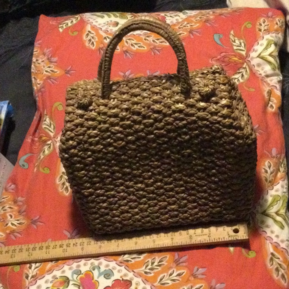 Straw bag